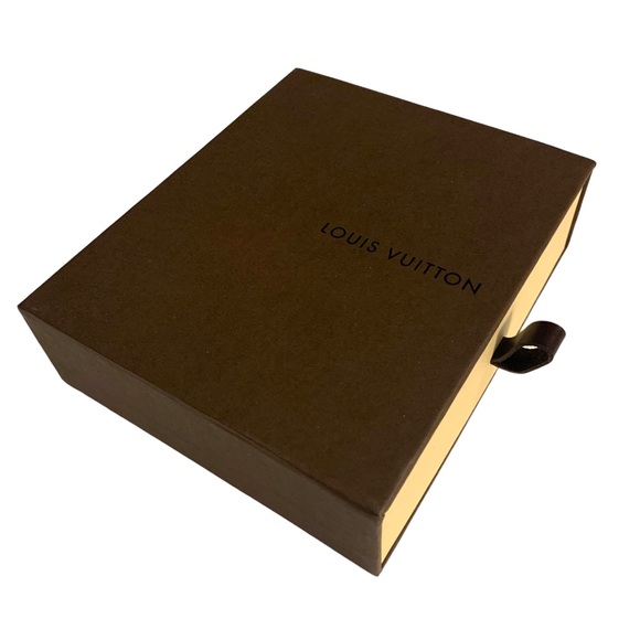 NEW LOUIS VUITTON Dustbag and Drawer Box for Wallet Key Holder Jewelry 6" x 5" - Picture 2 of 4